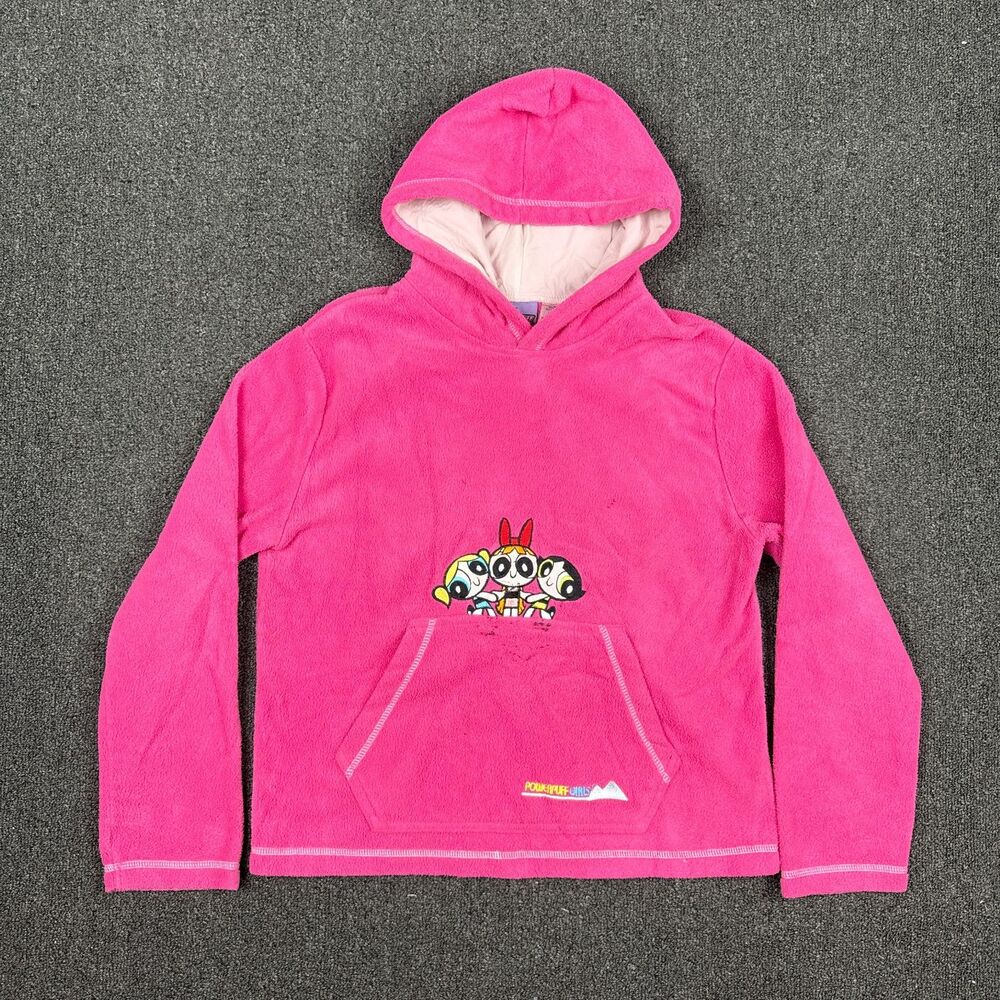 Vintage Powerpuff Girls Cartoon Network Y2K 2000s Sweater Pink Size Medium